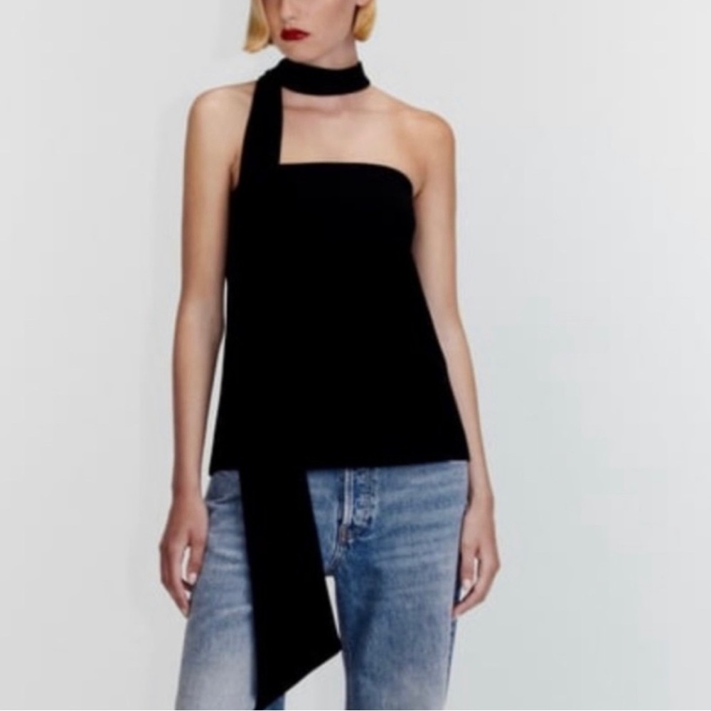 Tied Choker Top from Zara